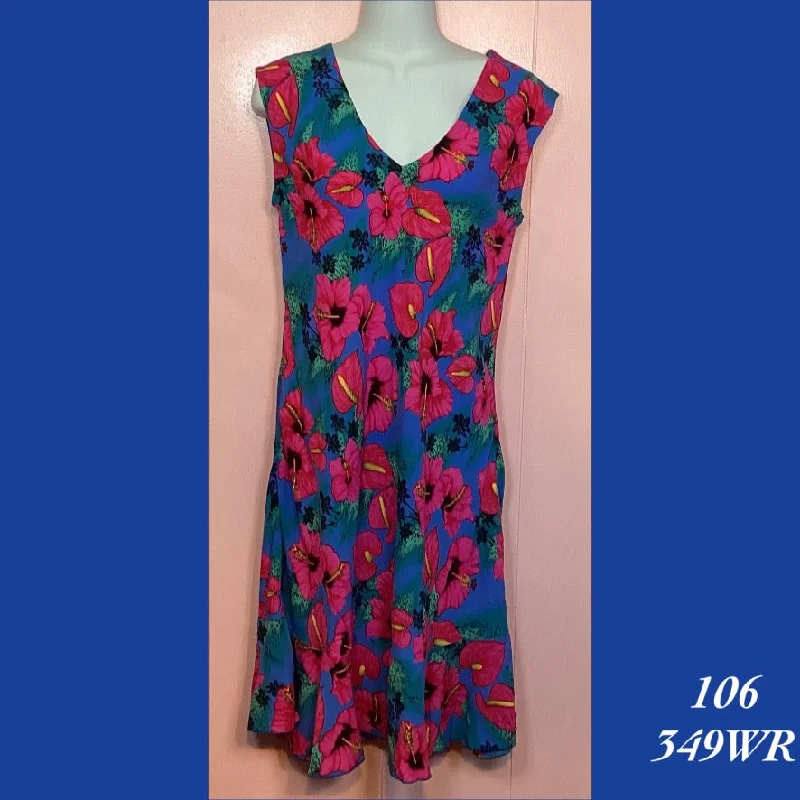 Rainbow Jo V-Neck Floral Mumu Summer Midi Dress - 106 - 349WR Stylish Off-Shoulder Ruffle Dress