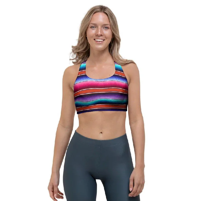 Baja Serape Sports Bra Multi-Way Bra Design