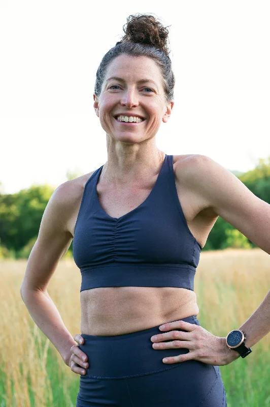 Brooklyn Run Bra (atlantic blue) Soft Cup Bralette