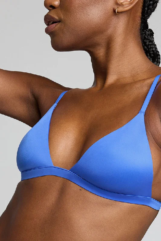 Glacé Mini Bra in Cobalt Supportive Wireless Bra