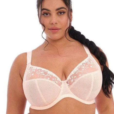 Elomi Charley UW Plunge Bra in Ballet Pink EL4380 Stretchy Full Coverage