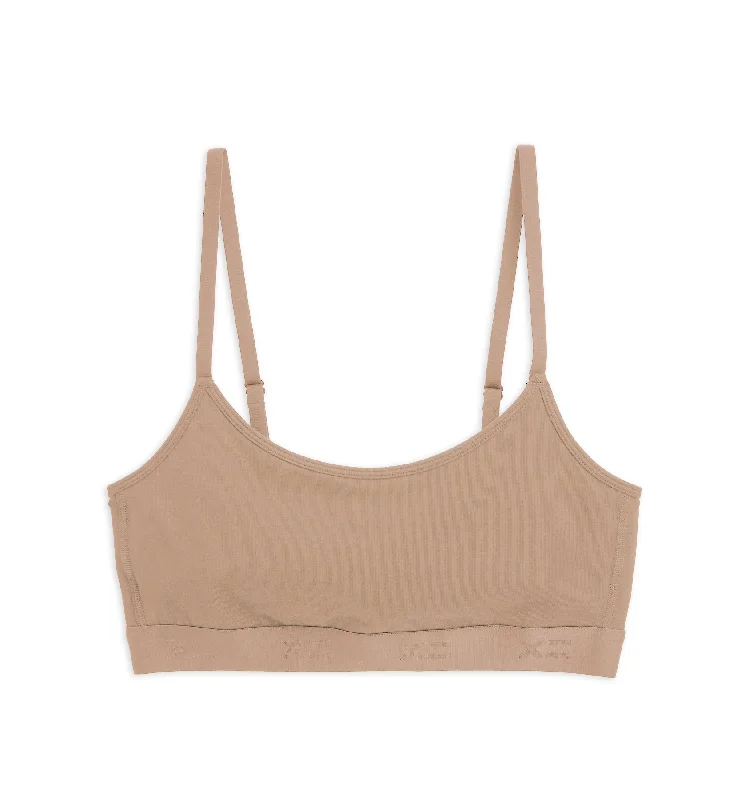 Low Cut Soft Bra - Chai Casual Bralette Set