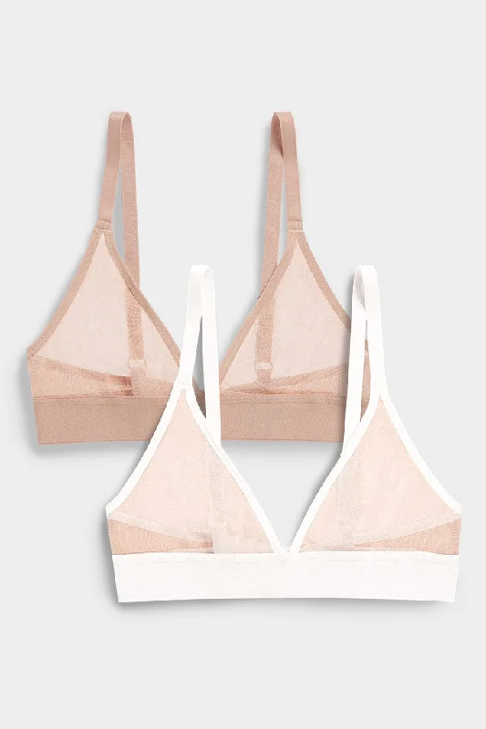 Sieve Triangle Bra Custom 2-Pack Seamless Sports Bra