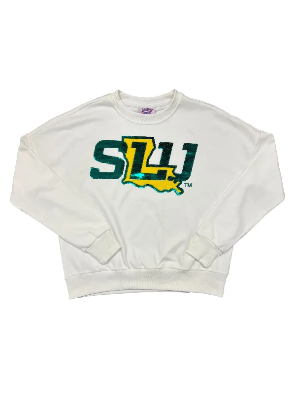 SLU Sweatshirt Hoodie with Strings Custom Fit Adjustable