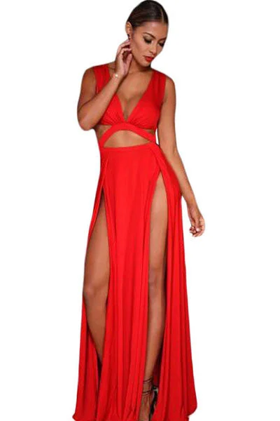 Jersey Craving Maxi Dress Fashionable Chiffon Tiered Maxi Dress