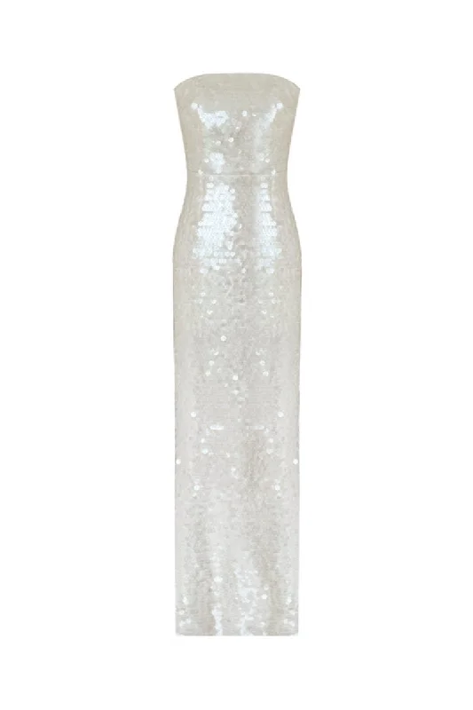 LOREN GLAM SEQUIN MAXI DRESS Stylish A-Line Maxi Dress