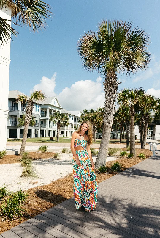 To The Island Maxi Dress - Multi Classic Tulle Maxi Dress