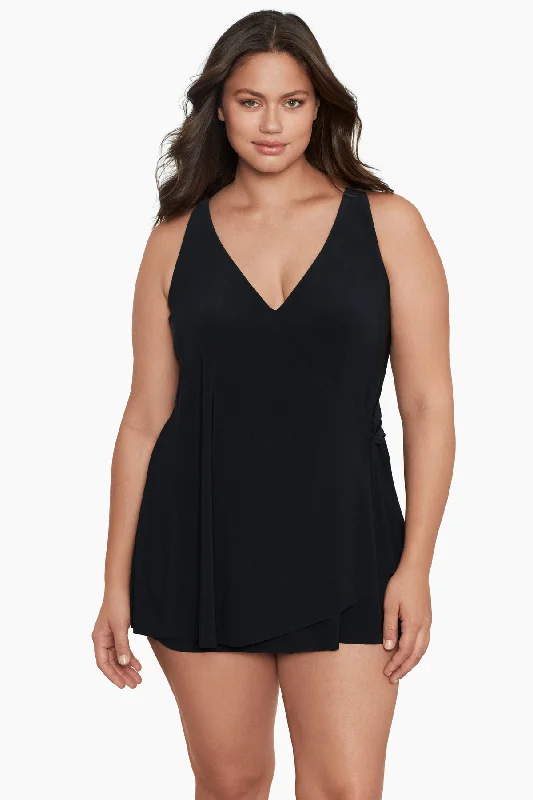 Plus Size One Piece Swimdress Lola Elegant Swim Dress