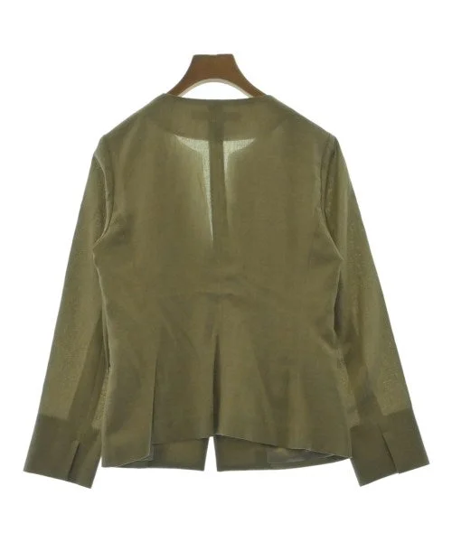 INDIVI Collarless jackets V-Neck Jacket Boat Neck Jacket Square Neck Jacket