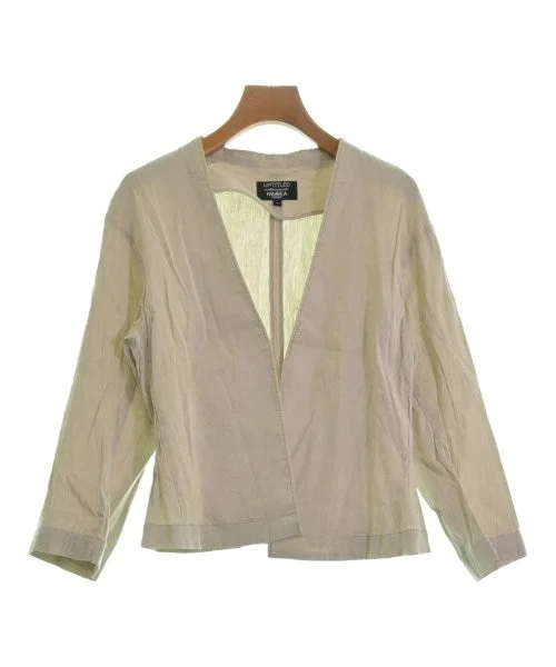 UNTITLED Collarless jackets One-Shoulder Jacket Off-the-Shoulder Jacket Asymmetrical Jacket