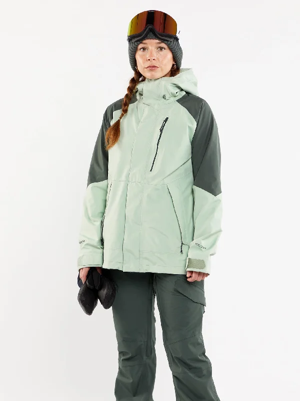 Womens V.Co Aris Gore-Tex Jacket - Sage Frost Faux Fur Jacket Real Fur Jacket Shearling Jacket