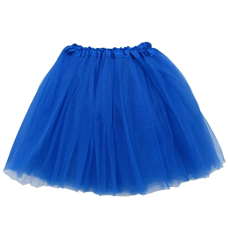 40cm Tutu Skirt Adult Dark Blue asymmetrical skirt cut