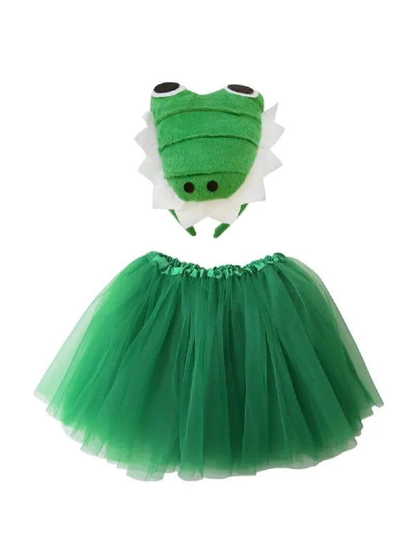 Adult Alligator Costume or Crocodile Costume - Green Tutu Skirt & Headband Set for Adult or Plus Size leather skirt bold