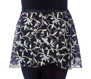 DASHA 4486 LADIES FLORAL WRAP SKIRT a-line skirt cut