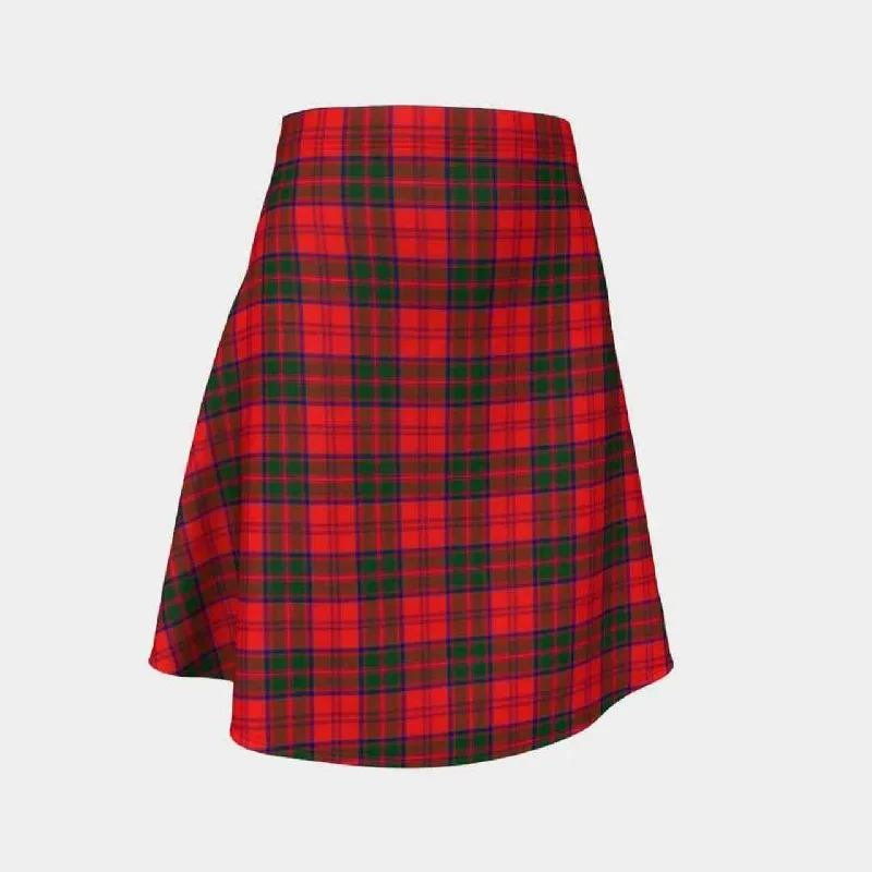 Drummond Modern Tartan Flared Skirt lightweight skirt design