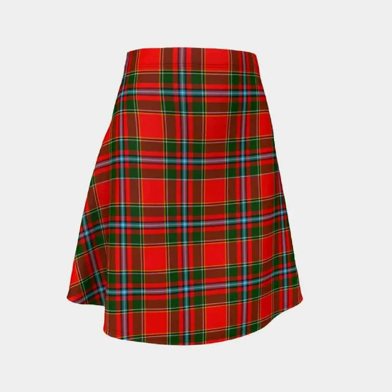 Drummond of Perth Tartan Flared Skirt cashmere skirt rich