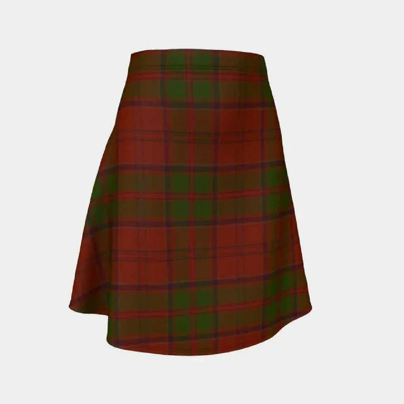 Drummond Tartan Flared Skirt tiered skirt playful