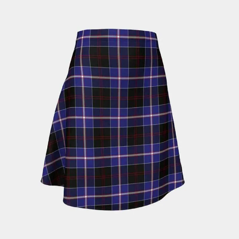 Dunlop Modern Tartan Flared Skirt chiffon skirt floaty