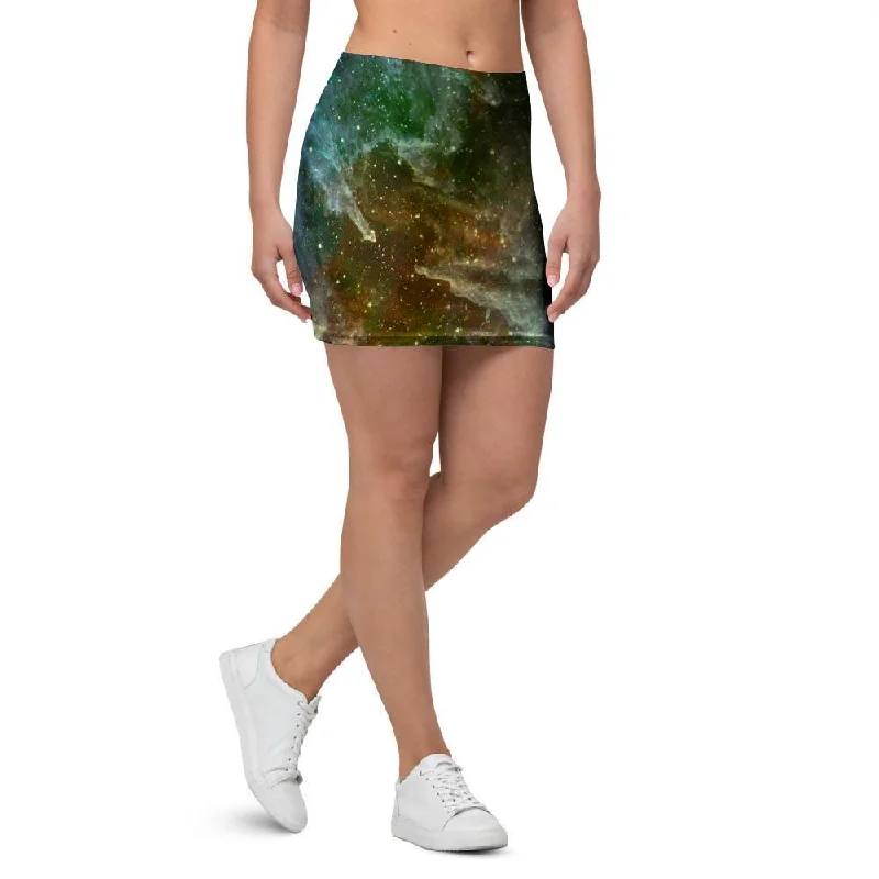 Universe Galaxy Space Mini Skirt lace skirt romantic